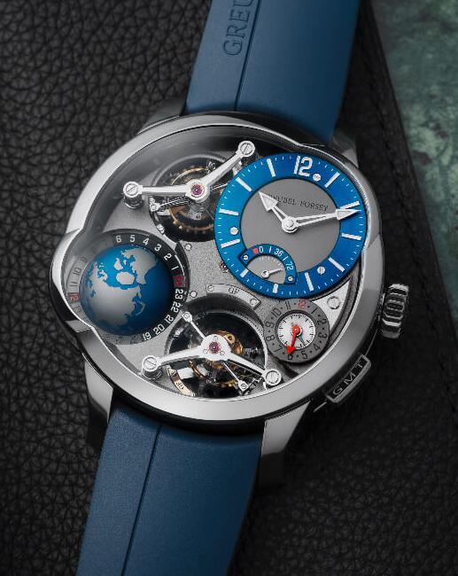 Review Greubel Forsey GMT Quadruple Tourbillon Grey watches price